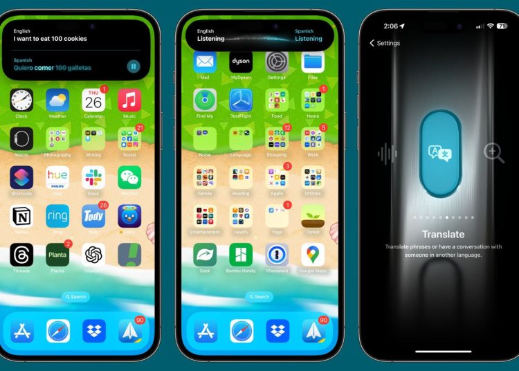 iOS 17.2：如何使用 iPhone 的操作按钮翻译语音