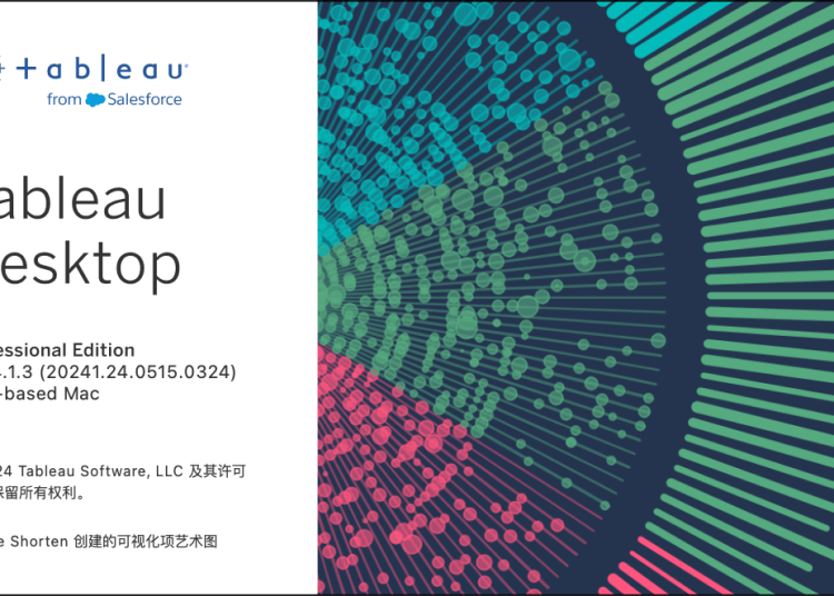 Tableau Desktop 2024.1.3 Mac破解版 专业数据分析统计软件