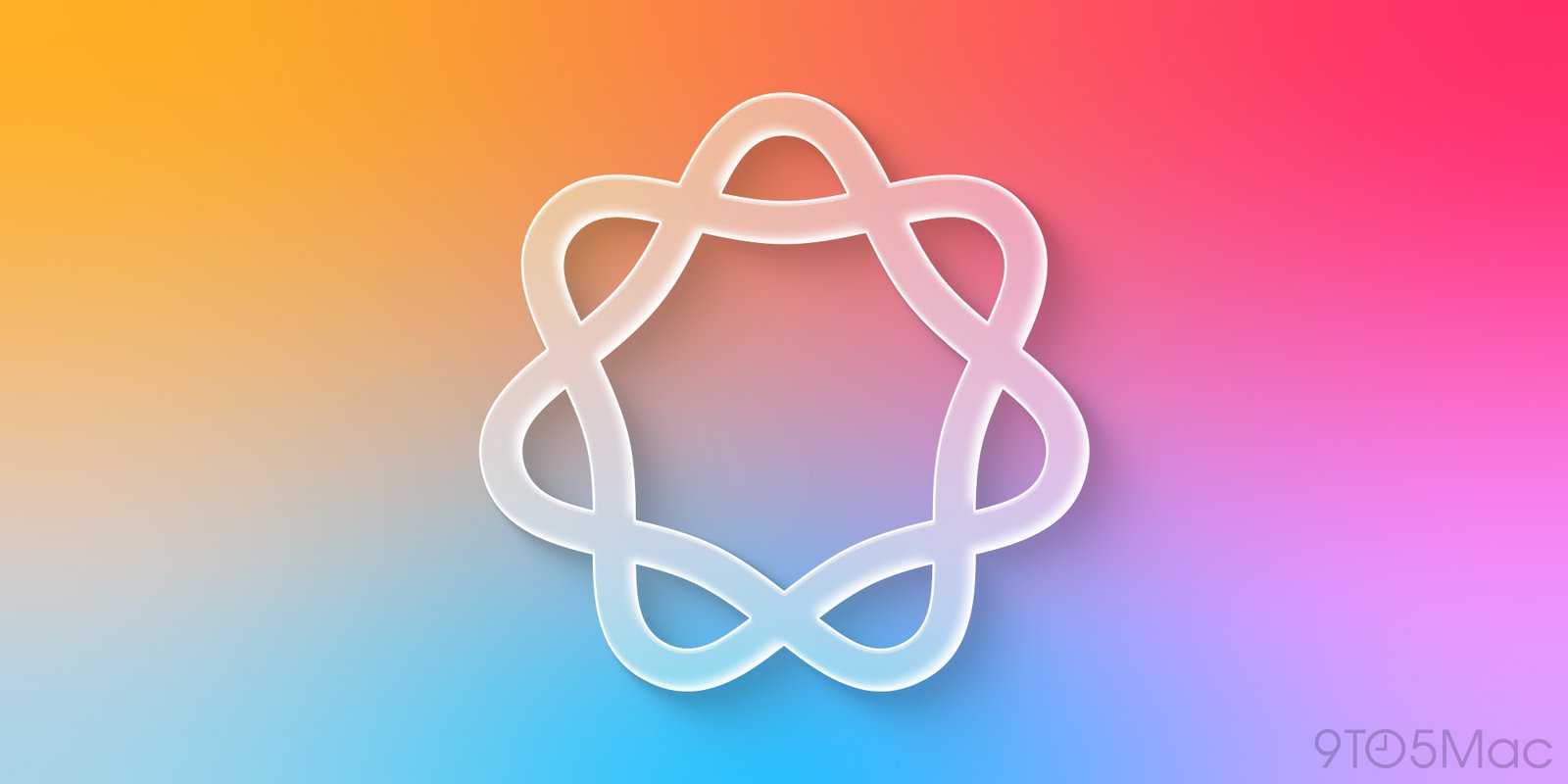 Apple Intelligence与玻璃材质概念图